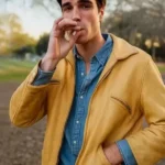 On Swift Horses Jacob Elordi Yellow Jacket