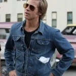 Once Upon a Time in Hollywood Brad Pitt Blue Jacket