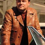 Once Upon a Time in Hollywood Leonardo DiCaprio Brown Jacket