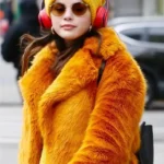 Only Murders in the Building Selena Gomez Fur Jacket