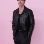 Patrick Schwarzenegger Victoria Secret 2025 Leather Jacket