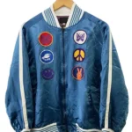 Platonic S02 Seth Rogen Blue Bomber Jacket