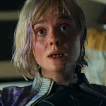 Predator Badlands Elle Fanning Leather Jacket