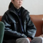 Queen Mantis S01 Go Hyun-jung Black Leather Jacket