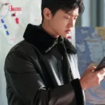 Queen Mantis S01 Jang Dong-yoon Shearling Leather Jacket