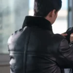 Queen Mantis S01 Jang Dong-yoon Shearling Leather Jacket back