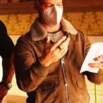 Red Notice Rawson Marshall Thurber Leather Jacket