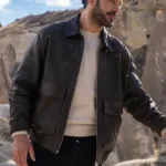 Reminder S01 Baris Arduç Brown Leather Jacket side