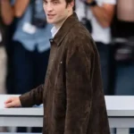 Robert Pattinson Die My Love Movie Event 2025 Brown Jacket