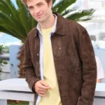 Robert Pattinson Die My Love Movie Event 2025 Brown Jacket front