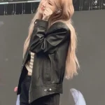 Rose Blackpink LEather Jacket