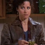 Seinfeld Elaine Benes Brown Leather Jacket