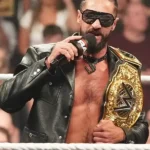 Seth Rollins Black Leather Jacket front
