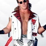 Shawn Michaels White Leather Vest