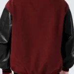 Skeleton Baseball Varsity Jacket Back