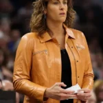 Stephanie White Brown Jacket