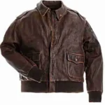 Stranger Things Billy Hargrove Brown Leather Jacket
