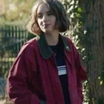 Stranger Things Robin Buckley Maroon Cotton Jacket