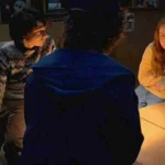 Stranger Things S02 Dustin Henderson Blue Hoodie Back