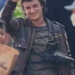 Stranger Things Steve Harrington Brown Jacket