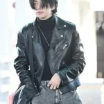 Stray Kids Hyunjin Leather Jacket