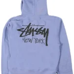 Stussy Stock New York Zip Hoodie ‘Storm’ back