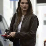 Stylishly Sophisticated Kendall Jenner Brown Jacket