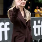 TIFF Angelina Jolie Premiere Brown Coat