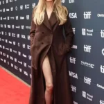 TIFF Angelina Jolie Premiere Brown Coat front