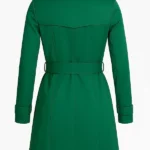 Tamera Mowry Haunted Harmony Mysteries Buried at C Green Coat back