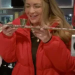 Taylor Haag Love Is Blind Red Puffer Jacket