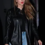 Taylor Swift Chief Black leather Jacket