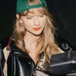 Taylor Swift Coachella 2024 Black Leather Jacket