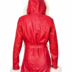 The Christmas Chronicles Goldie Hawn Shearling Coat back