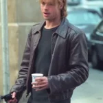 The Devils Brad Pitt Black Leather Jacket