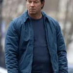 The Family Plan 2 Mark Wahlberg Blue Jacket front