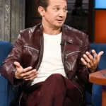 The Late Show With Stephen Colbert S11 Jeremy Renner Leather Jacket