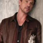 The Morning Show Boyd Holbrook Leather Jacket front