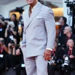 The Smashing Machine 2025 Premiere Dwayne Johnson blazer