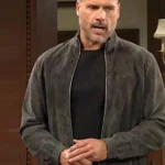 The Young and the Restless Joshua Morrow Suede Leather Jacket