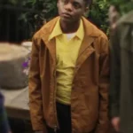 This Too Shall Pass Jaylin Webb Brown Jacket front