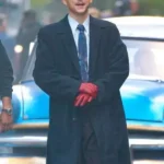 Timothée Chalamet Marty Supreme Black Coat front