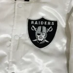 Tom Brady White Raiders Jacket patch