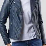 Toni Leather black Biker Jacket