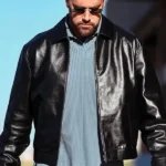 Travis Kelce Kansas City Chiefs Game Leather Jacket