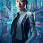Tron Ares Greta Lee Leather Jacket