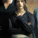 Until Dawn 2025 Ella Rubin Cropped Black Hoodie