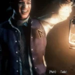 Until Dawn Game Matt Taylor Varsity Jacket front