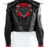 VI League of Legends 2 Arcane Leather Jacket Back