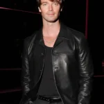 Victoria Secret 2025 Patrick Schwarzenegger Leather Jacket